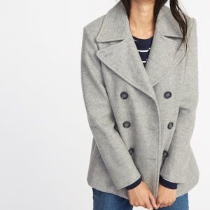 Grey Peacoat